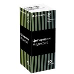 Цетиризин Медисорб, капли для приема внутрь 10 мг/мл 20 мл 1 шт