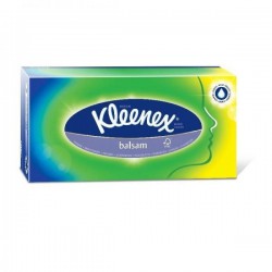 Салфетки для лица Kleenex бальзам 80 шт.