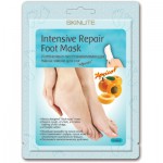 Маска-носки для ног, Skinlite (Скинлайт) 1 шт арт. SL 259 интенсивно-восстанавливающая абрикос