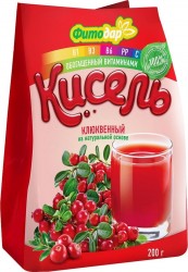 Кисель 200 г Фитодар клюквенный витаминизированный