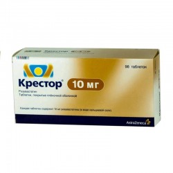 Крестор табл. п/о пленочной 10 мг 98 шт.