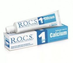 Зубная паста Rocs Уно кальций 60 мл/74 г
