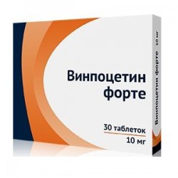 Винпоцетин форте табл. 10 мг 30 шт.