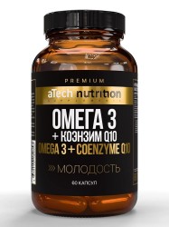 Омега-3 + Коэнзим Q10 aTech Nutrition премиум 60 шт. капс. 1350 мг