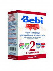 Смесь молочная Bebi Премиум 2 с 6-12 мес 400 г