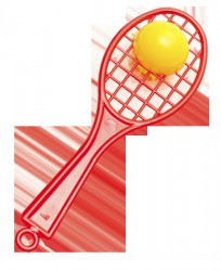 Игрушка-погремушка Ракетка