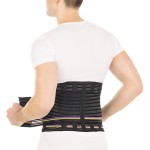 Корсет ортопедический, р. №4 M Т.58.08 (Т-1558) Элит пояснично-крестцовый 4 ребра жесткости высота 24 см