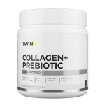 Коллаген с пребиотиком, 1WIN (1ВИН) порошок 180 г БАД с пребиотическими пищевыми волокнами нейтральный вкус банка