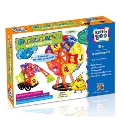 Игрушка Kribly Boo конструктор пластмассовый пластформеры 122 элемента