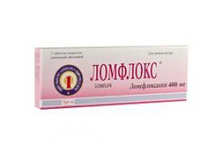 Ломфлокс табл. п/о пленочной 400 мг 5 шт.