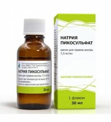 Натрия пикосульфат капли д/приема внутрь 7.5 мг/мл 30 мл 1 шт.