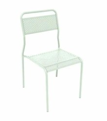 Стул металлический перфорированный белый С2.00.42-01П