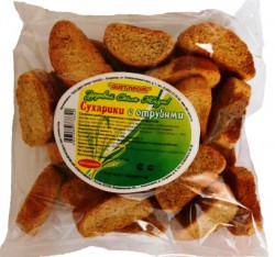 Сухарики с отрубями на фруктозе 200 г