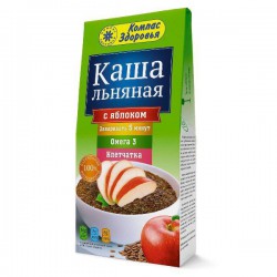 Каша 250 г Компас здоровья льняная с яблоком