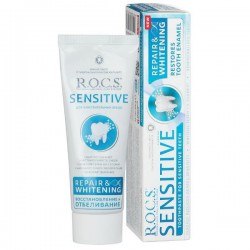 Зубная паста Rocs Сенситив восстановление и отбеливание 94 г/75 мл