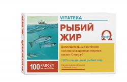 Рыбий жир Vitateka 100 шт. капс. 0.37 г