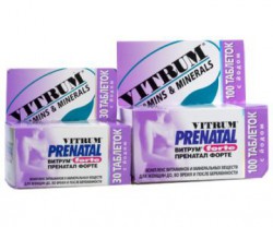 Витрум Пренатал форте табл. п/о 30 шт.