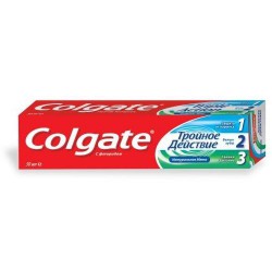 Зубная паста Colgate тройное действие 50 мл