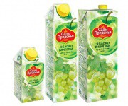 Сок Сады Придонья яблоко виноград 1.5 л