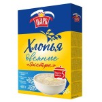 Хлопья овсяные, Царь 400 г Экстра коробка