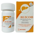 Велсоф, таблетки покрытые пленочной оболочкой 400 мг+100 мг 28 шт