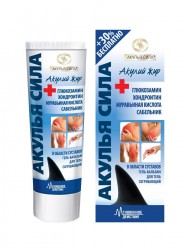 Гель-бальзам для тела Акулья сила Акулий жир + Глюкозамин Хондроитин Муравьиная кислота Сабельник согревающий 100 мл