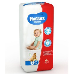 Подгузники 11 шт. Huggies классик 11-25 кг
